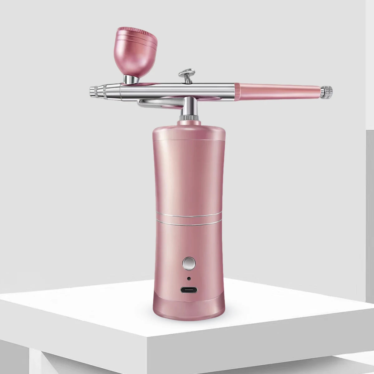 Facial Serum Infusion Spray Gun Home-Use High-Pressure Nano-Nebulizer Rechargeable Portable Oxygen Injection Beauty Device
